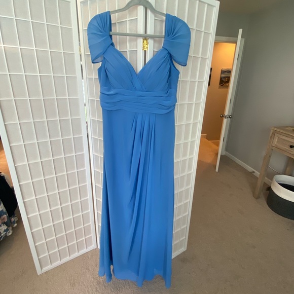 Evening Collective Bridesmaid Dress- Isla in Cirrus Blue - Picture 1 of 7